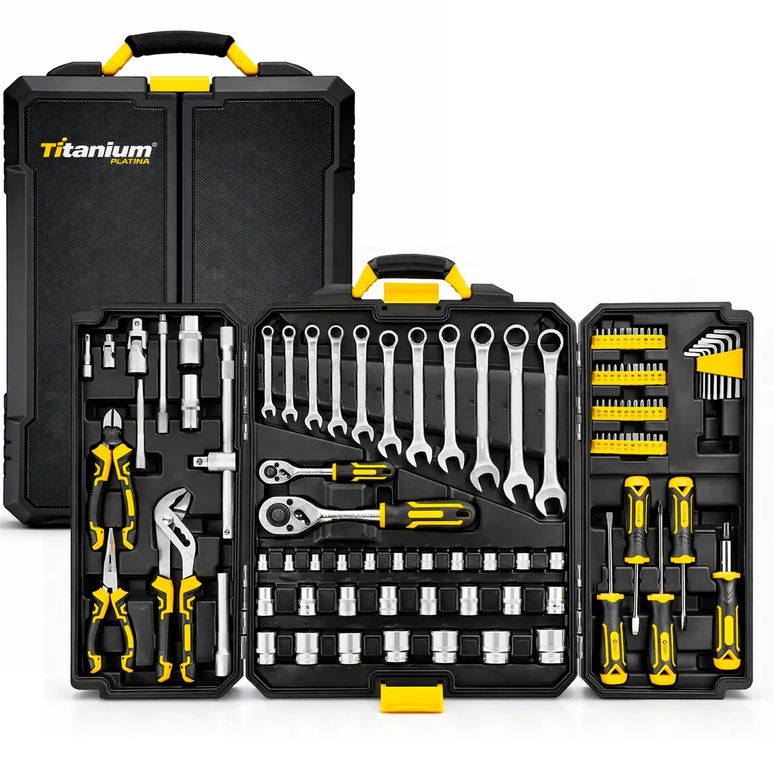 Kit de Ferramentas Manuais 110 Peças